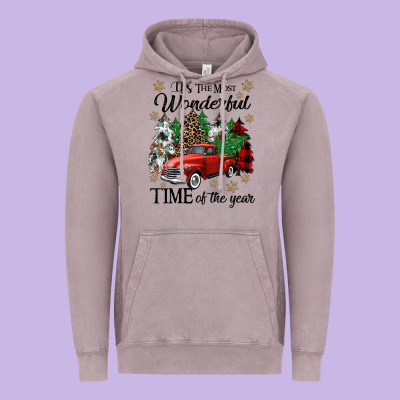 Its The Most Wonderful Time Of The Year Vintage Hoodie Designed By Cowgirlartshop