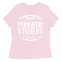 Bubblegum Pink paramedic student gifts appreciation funny job t shirt Ladies Tee - minhPixels
