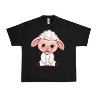 Black Cartoon Lamb Urban Heavy Tee - HowdyJamesFarm