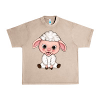 French Oak Cartoon Lamb Urban Heavy Tee - HowdyJamesFarm