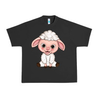 Pigment Black Cartoon Lamb Urban Heavy Tee - HowdyJamesFarm