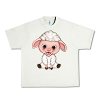 Pistachio Cartoon Lamb Urban Heavy Tee - HowdyJamesFarm