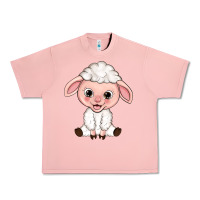 Salmon Cartoon Lamb Urban Heavy Tee - HowdyJamesFarm