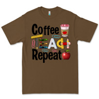 Cacao coffee teach repeat Premium Tee - BarkalooDesign