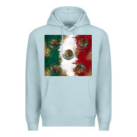 Blue Mist Mexican Flag Premium Hoodie - RanaPortraitStore