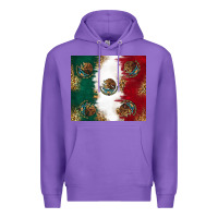 Purple Mexican Flag Premium Hoodie - RanaPortraitStore