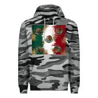 Slate Camo Mexican Flag Premium Hoodie - RanaPortraitStore
