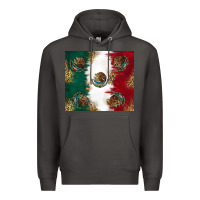 Smoke Mexican Flag Premium Hoodie - RanaPortraitStore