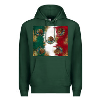 Sports Green Mexican Flag Premium Hoodie - RanaPortraitStore