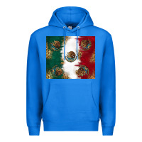 True Royal Mexican Flag Premium Hoodie - RanaPortraitStore