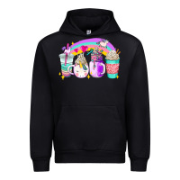 Black unicorn coffee cups Urban Hoodie - AdoDesignShop