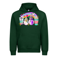 Forest Green unicorn coffee cups Urban Hoodie - AdoDesignShop