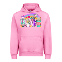 Fuchsia Pink unicorn coffee cups Urban Hoodie - AdoDesignShop