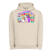 Pigment French Oak unicorn coffee cups Urban Hoodie - AdoDesignShop