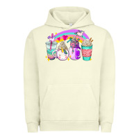 Pigment Pistachio unicorn coffee cups Urban Hoodie - AdoDesignShop