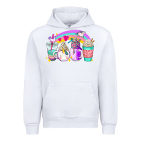 White unicorn coffee cups Urban Hoodie - AdoDesignShop