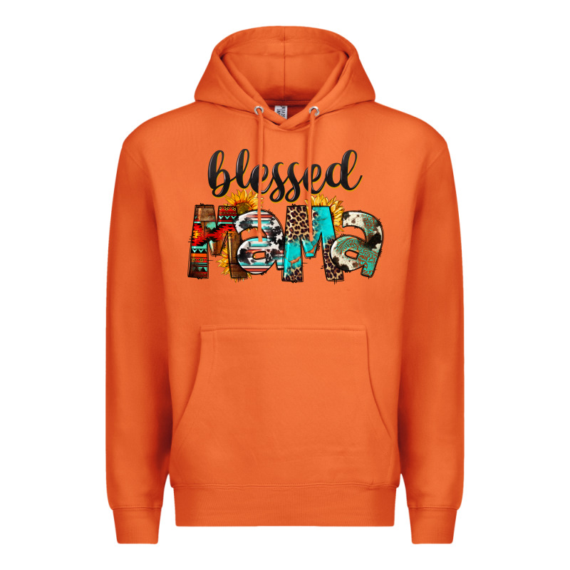 Blessed Mama Premium Hoodie by FaDigitalArtStudio | Teevron