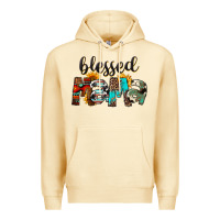 Pina Colada Blessed Mama Premium Hoodie - FaDigitalArtStudio