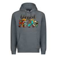 Rock Blessed Mama Premium Hoodie - FaDigitalArtStudio
