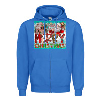 True Royal merry Christmas Zipper Hoodie - CowhideDigitalArt