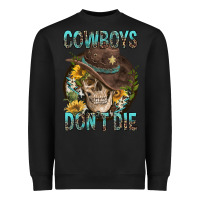 Black Cowboys Don't Die Heavyweight Sweatshirt - FaDigitalArtStudio