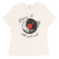 Bone Mens Keepin' It Old School - Retro Ladies Tee - minhPixels