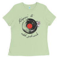 Matcha Mens Keepin' It Old School - Retro Ladies Tee - minhPixels