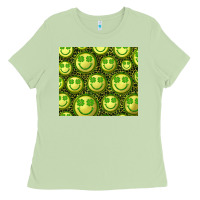 Matcha st. patrick's day lucky face Ladies Tee - RanaPortraitStore