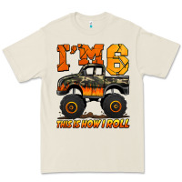 I'm Six This Is How I Roll Monster Truck Birthday Premium Tee | Teevron