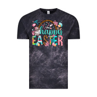 Cloud Black Happy Easter Nurse Easter Day Vintage Tee - HowdyJamesFarm