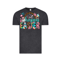 Vintage Black Happy Easter Nurse Easter Day Vintage Tee - HowdyJamesFarm