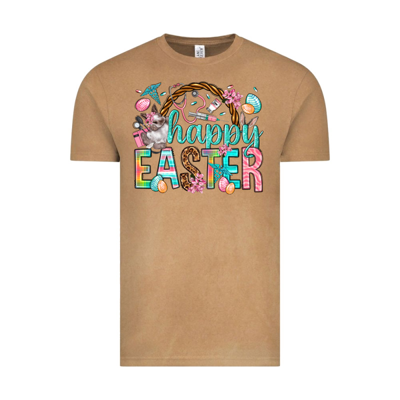 Happy Easter Nurse Easter Day Vintage Tee by HowdyJamesFarm | Teevron