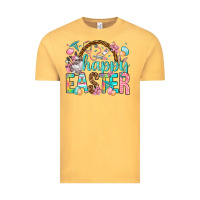 Vintage Mustard Happy Easter Nurse Easter Day Vintage Tee - HowdyJamesFarm
