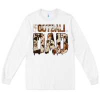 White no background american football dad Long Sleeve Tee - Jasminsmagicworld