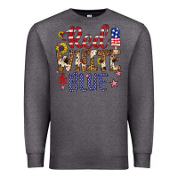 Charcoal Heather red white and blue Premium Sweatshirt - Artiststas