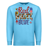 Ocean Blue red white and blue Premium Sweatshirt - Artiststas