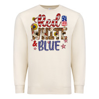 Sandshell red white and blue Premium Sweatshirt - Artiststas