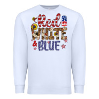 White red white and blue Premium Sweatshirt - Artiststas