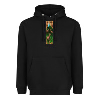 Black dinosaur parasaurolophus pen wrap Heavyweight Hoodie - Artiststas
