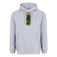 Heather Grey dinosaur parasaurolophus pen wrap Heavyweight Hoodie - Artiststas