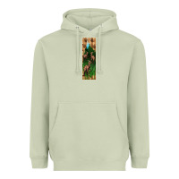 Matcha dinosaur parasaurolophus pen wrap Heavyweight Hoodie - Artiststas