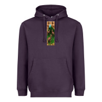 Plum dinosaur parasaurolophus pen wrap Heavyweight Hoodie - Artiststas