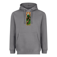 Dinosaur Parasaurolophus Pen Wrap Heavyweight Hoodie | Teevron