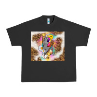 Pigment Black retro baseball with leopard Urban Heavy Tee - TumblerDesignByShophia