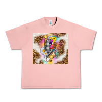 Salmon retro baseball with leopard Urban Heavy Tee - TumblerDesignByShophia