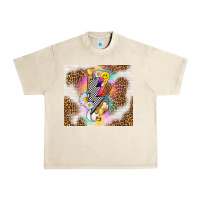 Sandshell retro baseball with leopard Urban Heavy Tee - TumblerDesignByShophia