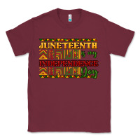 Burgundy juneteenth is my independence day Classic Tee - NancyCooperArtShop