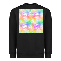 Black neon safari seamless pattern Heavyweight Sweatshirt - BundleAndBundleShop