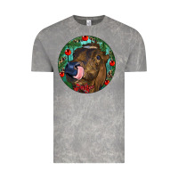 Cloud Rock Longhorn Cow Christmas Vintage Tee - RanaPortraitStore