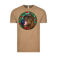Vintage Coffee Longhorn Cow Christmas Vintage Tee - RanaPortraitStore
